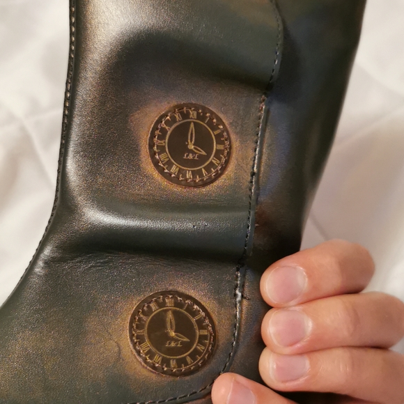 Livie & Luca Blue Gold Tiempo Boots Size 5 (baby) - Picture 11 of 11